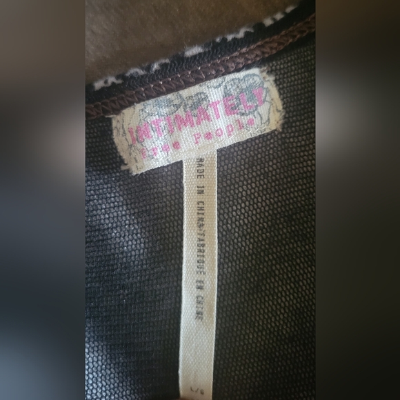 Free People Sleeveless Dress Sz Large Boho - Picture 8 of 13